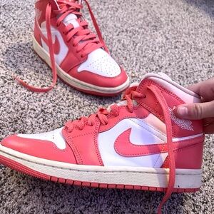Pink Jordan 1s